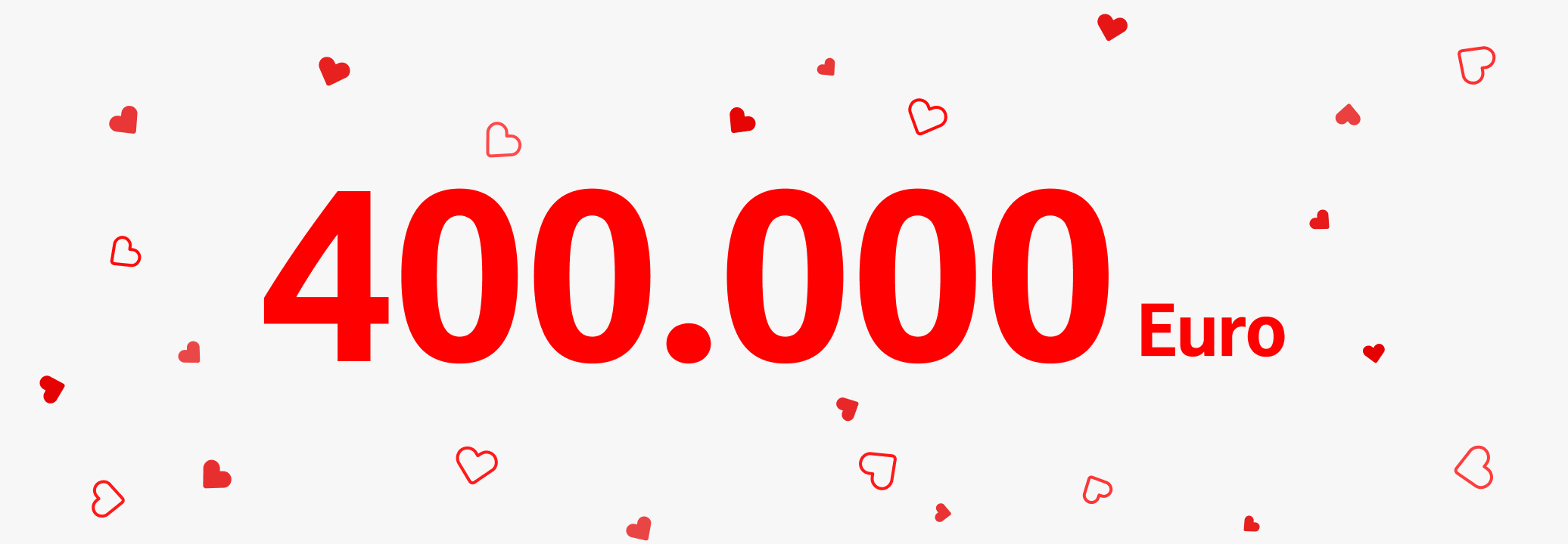 Verdopplungsaktion 400.000 Euro